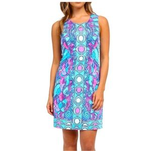 Lilly Pulitzer Abigail Shift Dress in Sea Jewels print sz 6